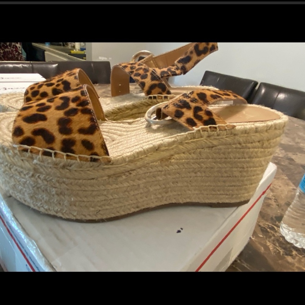 NEW Marc Fisher LTD Rexly Espadrille Wedge Sandal